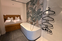 Bedroom 2 with bath en suite