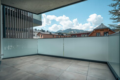 Balcony with view of the Hochwurzen