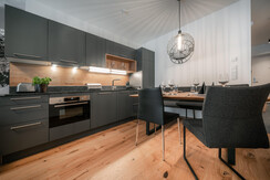 Comfortable dining table corner