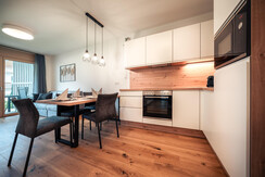 Modern kitchen living room