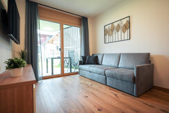 Living room with direct terrace access