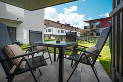 Terrace with plenty of space and terrace furniture