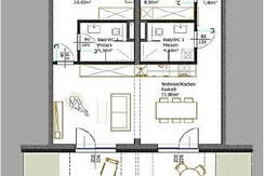 Grundriss der Wohnung