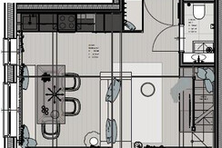 Grundriss 1. Stock Mademoisselle Celina