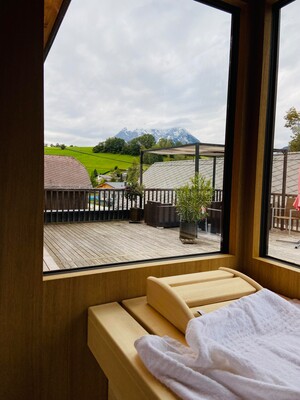 Sauna Ausblick