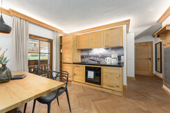 Fully equipped kitchen in the living area