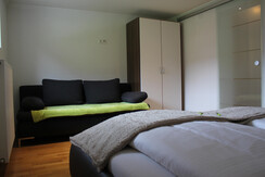 Schlafzimmer mit Couch
