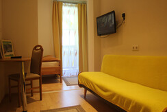 Einzelzimmer im 1 Stock mit Balkon