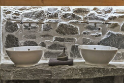 Ferienhäuser Gerhart - Bauernhaus - Doppelwaschbec