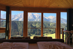 Blick vom Doppelbett