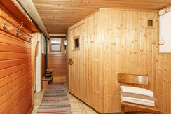 Saunabereich im Keller