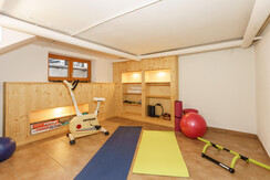 Gymnastikraum mit Fußbodenheizung