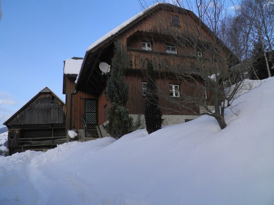 Haus im Winter