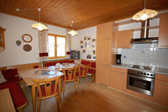 Die große Wohnküche im Erdgeschoss