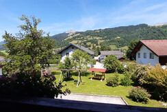 Blick in den Garten vom Ferienhaus Tschernitz