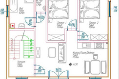 Gästehaus Gindl_Fewo Kulm_Plan