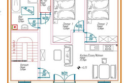 Gästehaus Gindl_Fewo Dachstein_Plan