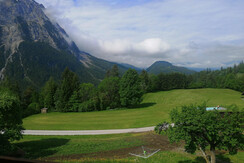 App. Dachstein Balkon mit Pool
