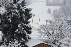 Skipiste in unmittelbarer Nähe zum Haus