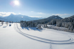 Landschaft Ausblick vom Balkon