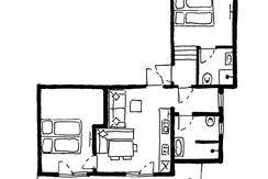 Grundriss Blumen und Wiese