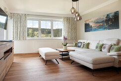 Fernsehcouch im Wohnzimmer