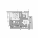 Photo of apartment/1 bedroom/shower, WC