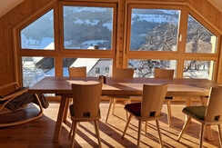 großartige Aussicht auf die Gipfel