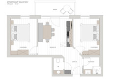 Apartment Dachstein ground view