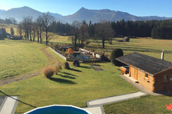 Blick vom EZ mit Veranda