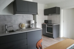 Küche im Appartement Haus Anneliese