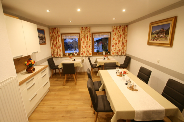 Bergsicht Frühstücksraum