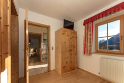 View from bedroom 2 to the living room