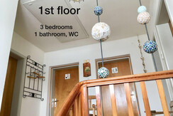 VORRAUM: 3 ZIMMER, 1 WC, 1 BADEZIMMER