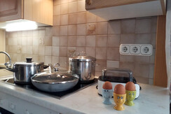 App. mit 2 Schlafräume Kochfeld , Eierkocher