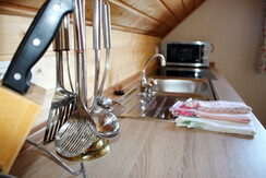 Großes Appartement Zimmer 3 Arbeitsplatte