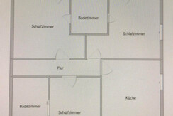 Grundriss große Ferienwohnung