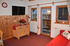 Wohnküche mit Balkon