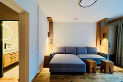 Wohnraum Garten Suite Ramsau Hotel Annelies