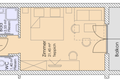 Doppelzimmer Typ C Nr 306