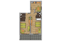 Skizze Appartement-Suite Planai