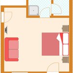 Photo of triple room with shower, WC