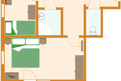 Hotel Pension Schwarzenhof - Familienzi. Grundriss