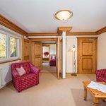 Photo of suite with shower, bathtub