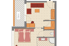 Turmsuite ca. 42 m²