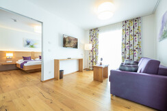 Suite Stoderzinken / Trennung durch Schiebetüre