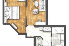 Zirbensuite Beispiel Grundriss 6