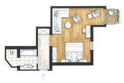 Zirbensuite Beispiel Grundriss 2