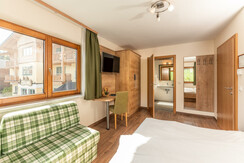 Blick ins Badezimmer