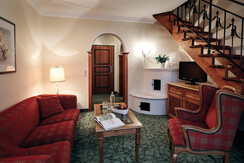Familienappartement Rotwild Wohnzimmer